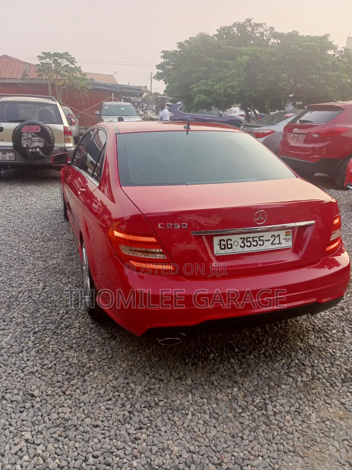 Mercedes-Benz C250 2014 Red