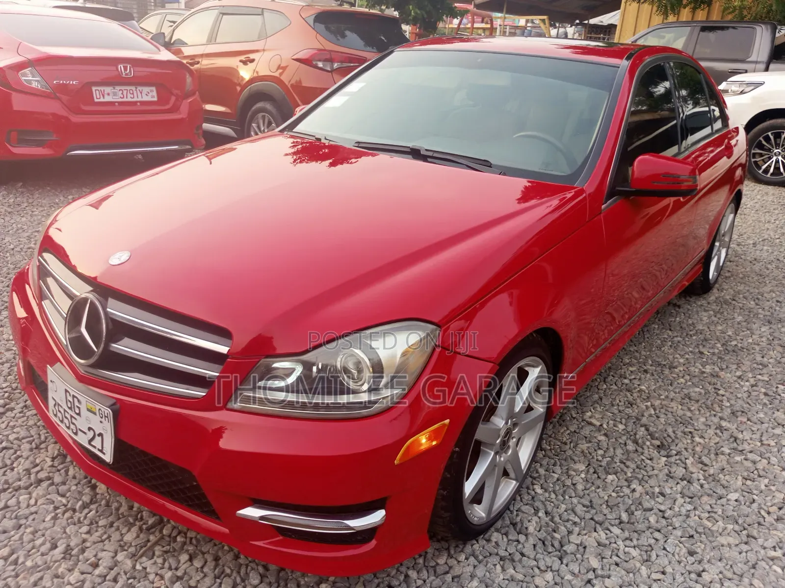 Mercedes-Benz C250 2014 Red