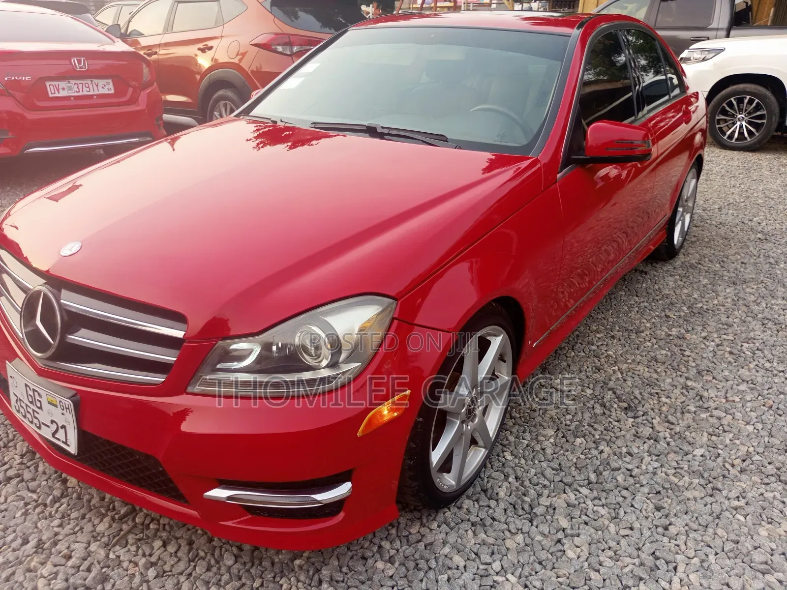 Mercedes-Benz C250 2014 Red