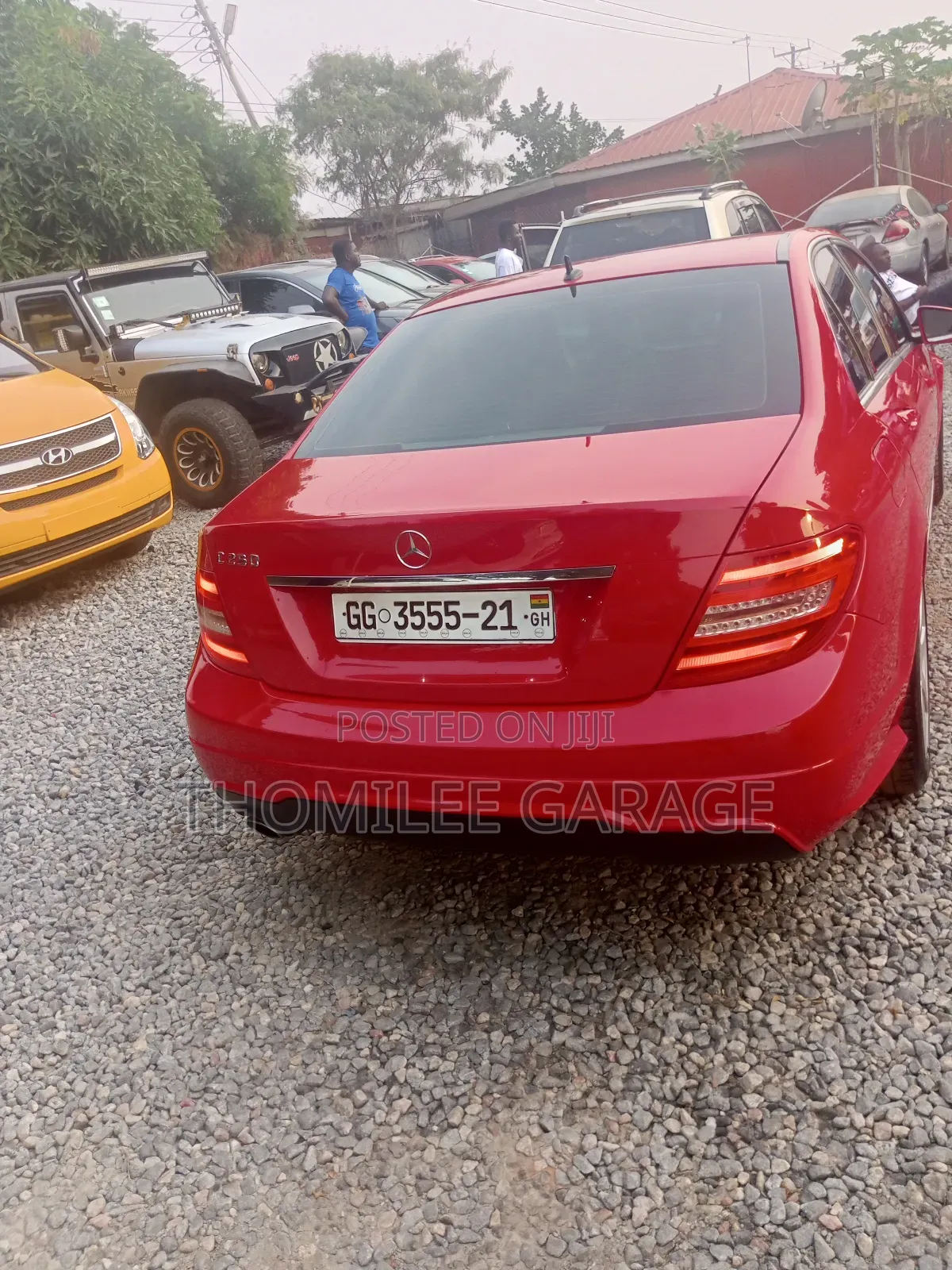 Mercedes-Benz C250 2014 Red