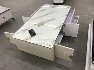 Classy Strong Marble Top Center Table
