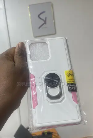 Moto Edge+ 2023 Protective Phone Case (White and Pink)