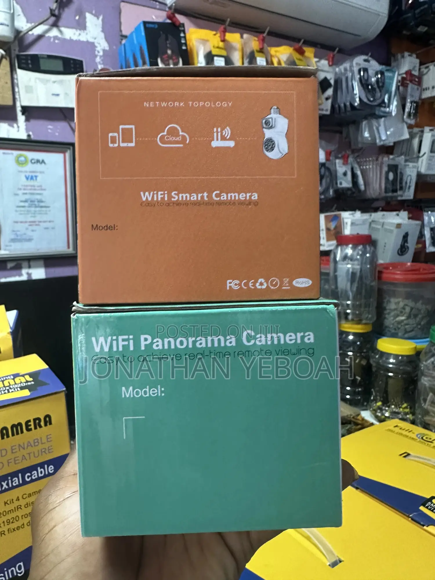 Wifi Bulb Double Lens Cctv Camera