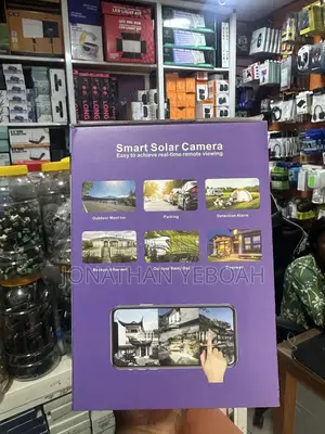 Ptz Solar 3 Lens Smart Cctv Camera Takes Sim