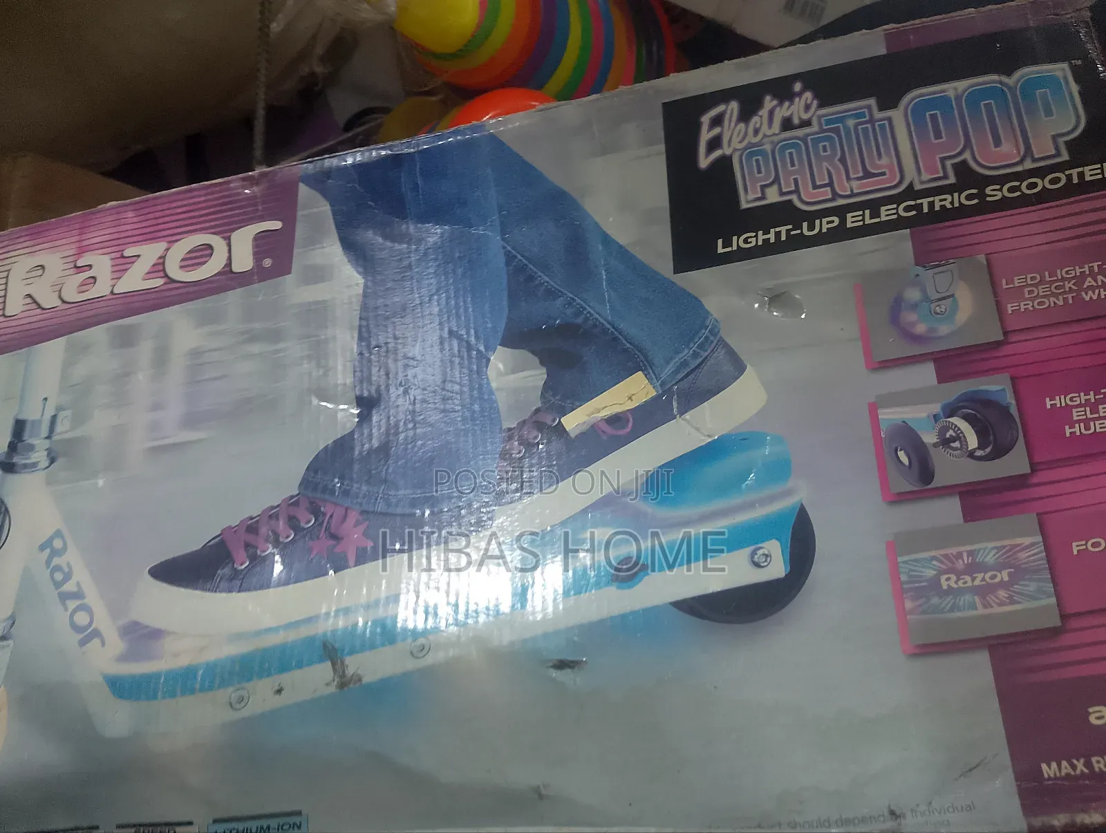 Razor Electric Party Pop Electric Light Up Scooter