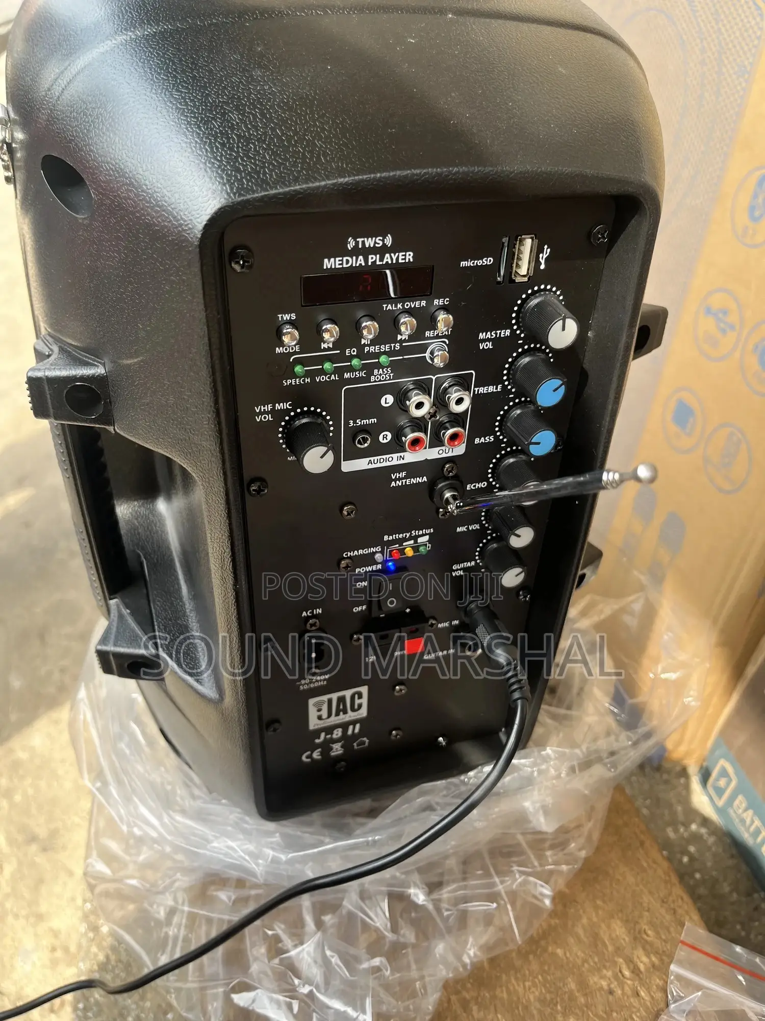 Jac Rechargeable Speaker 8 Inches