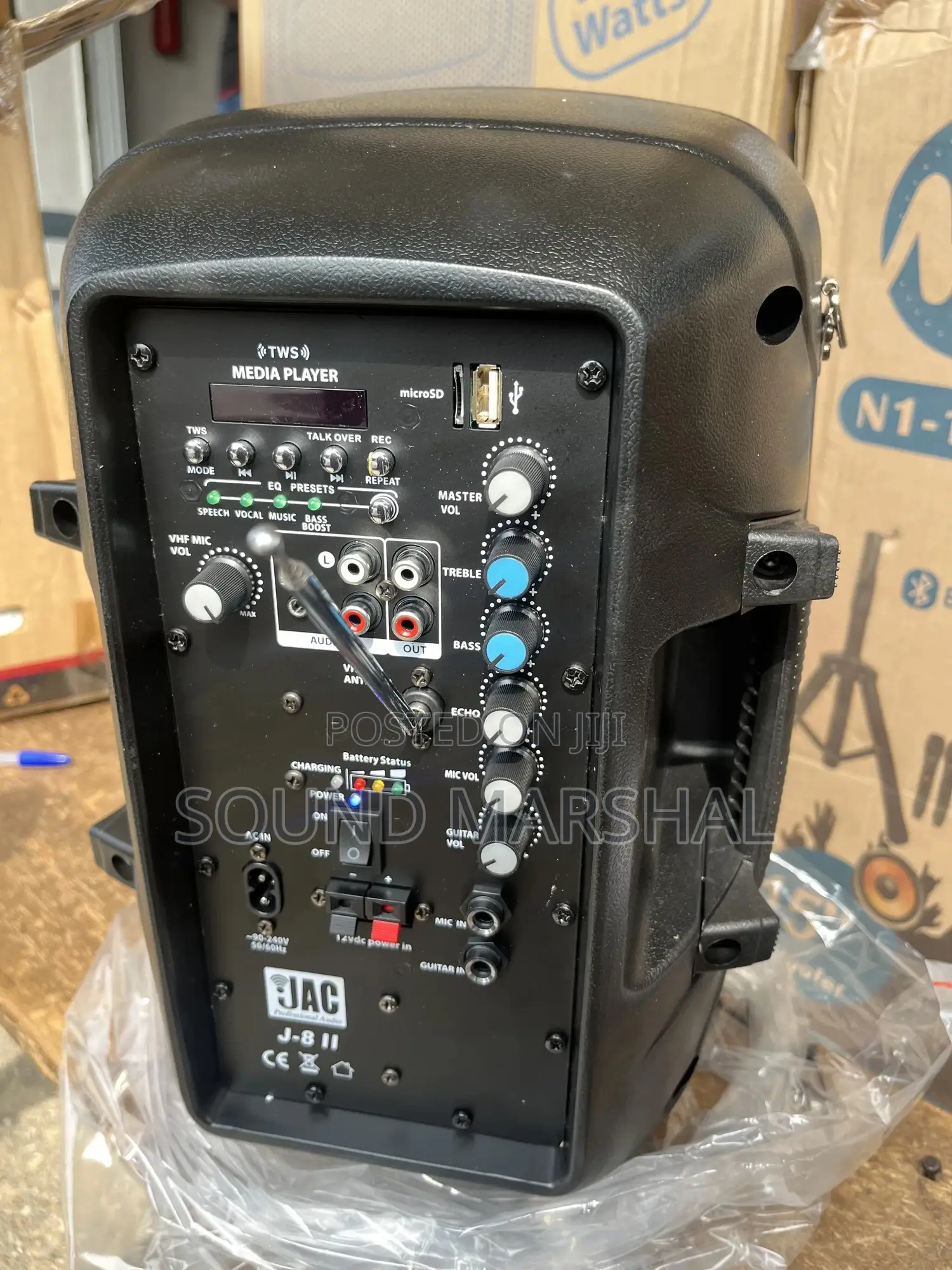 Jac Rechargeable Speaker 8 Inches