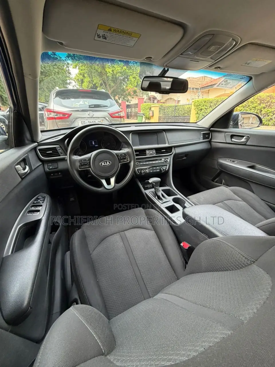 Blue Kia Optima for Rent