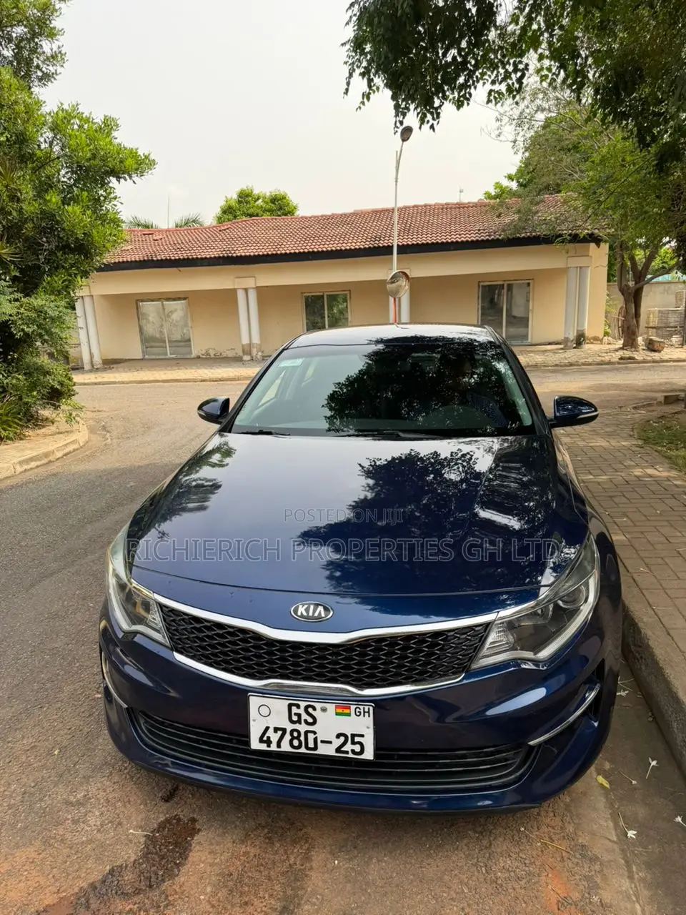 Blue Kia Optima for Rent