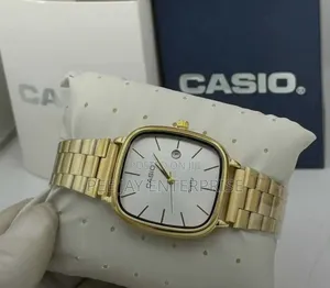 Casio Men's Gold-Tone Analog Watch