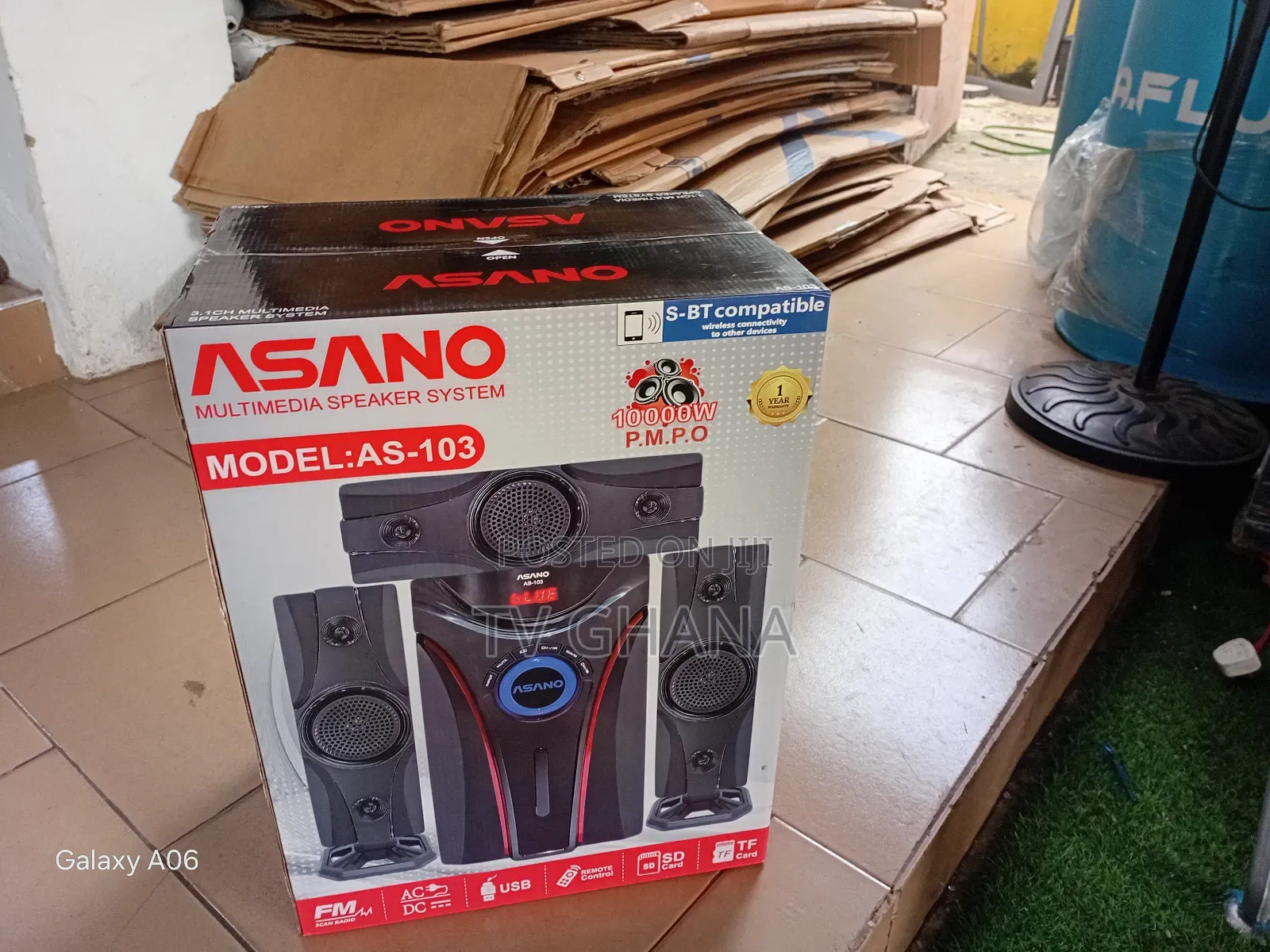 Asano As104 Home Sound System – Loud, Deep Bass Performance