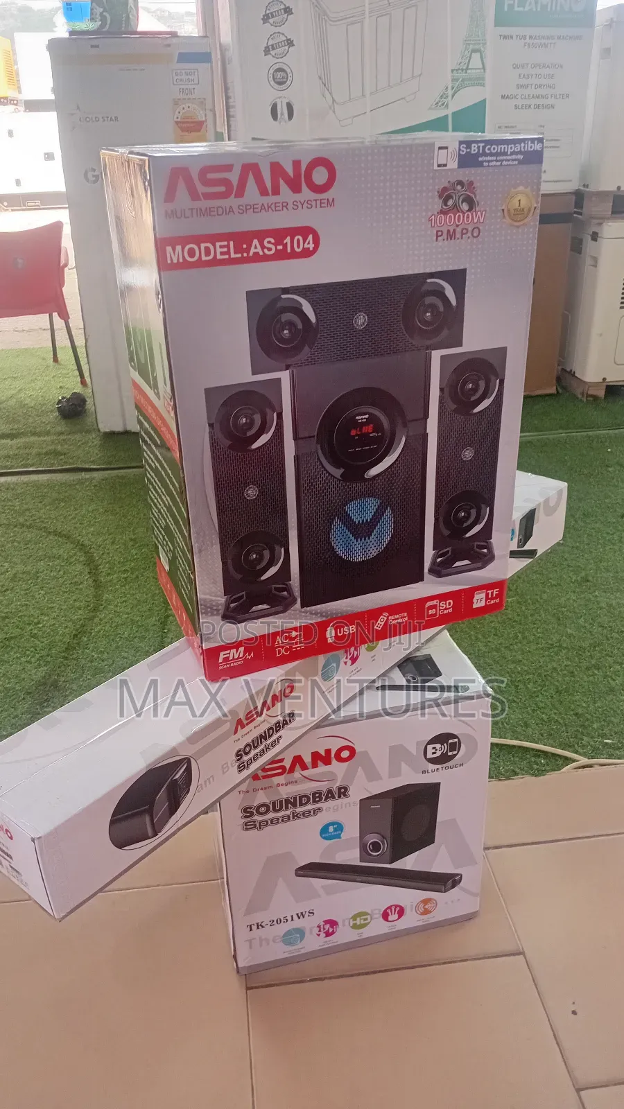 Asano as-104 Speaker System – Powerful Bass Audio