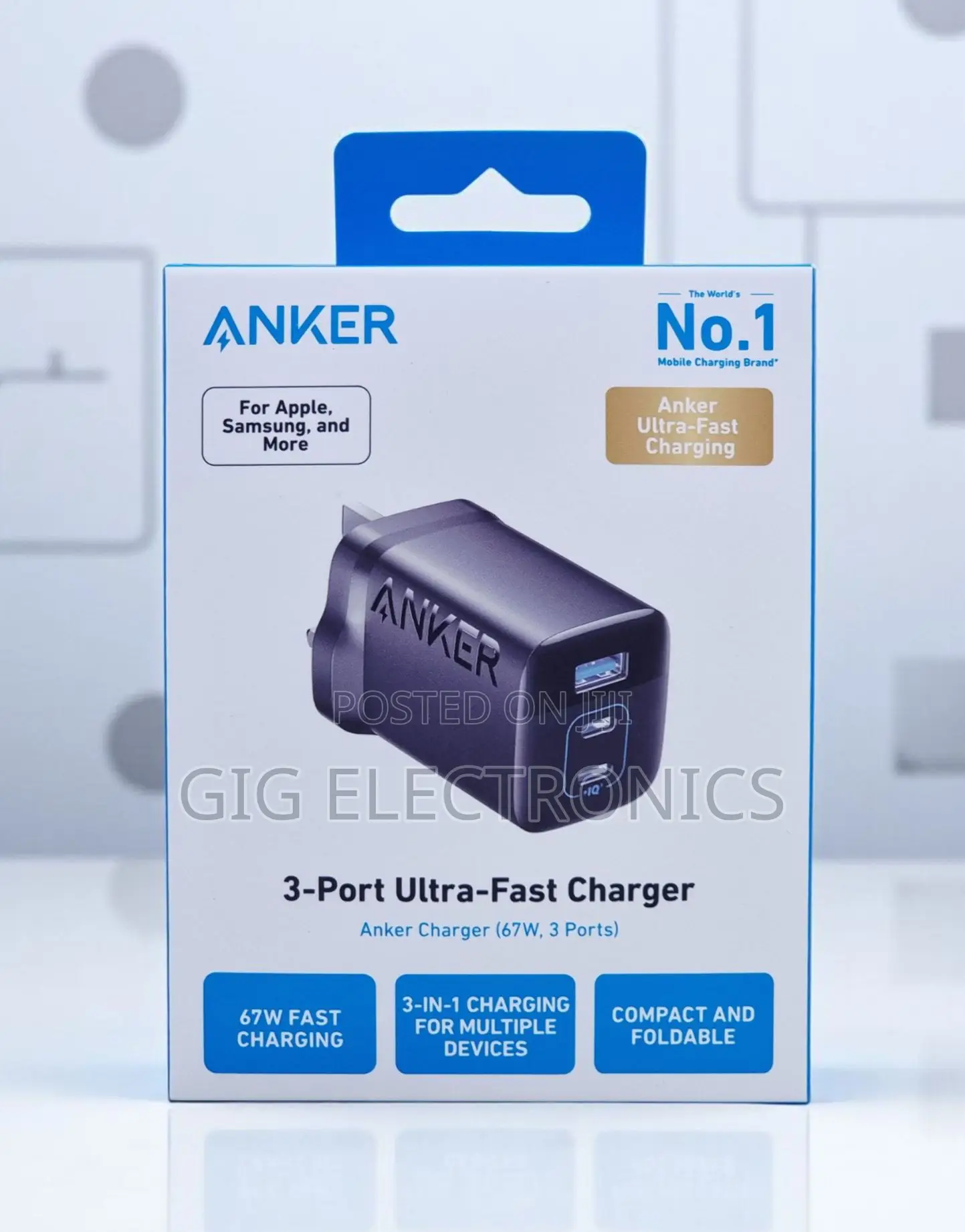 Anker Charger 336 Powerport 67w Usb C Gan Charger