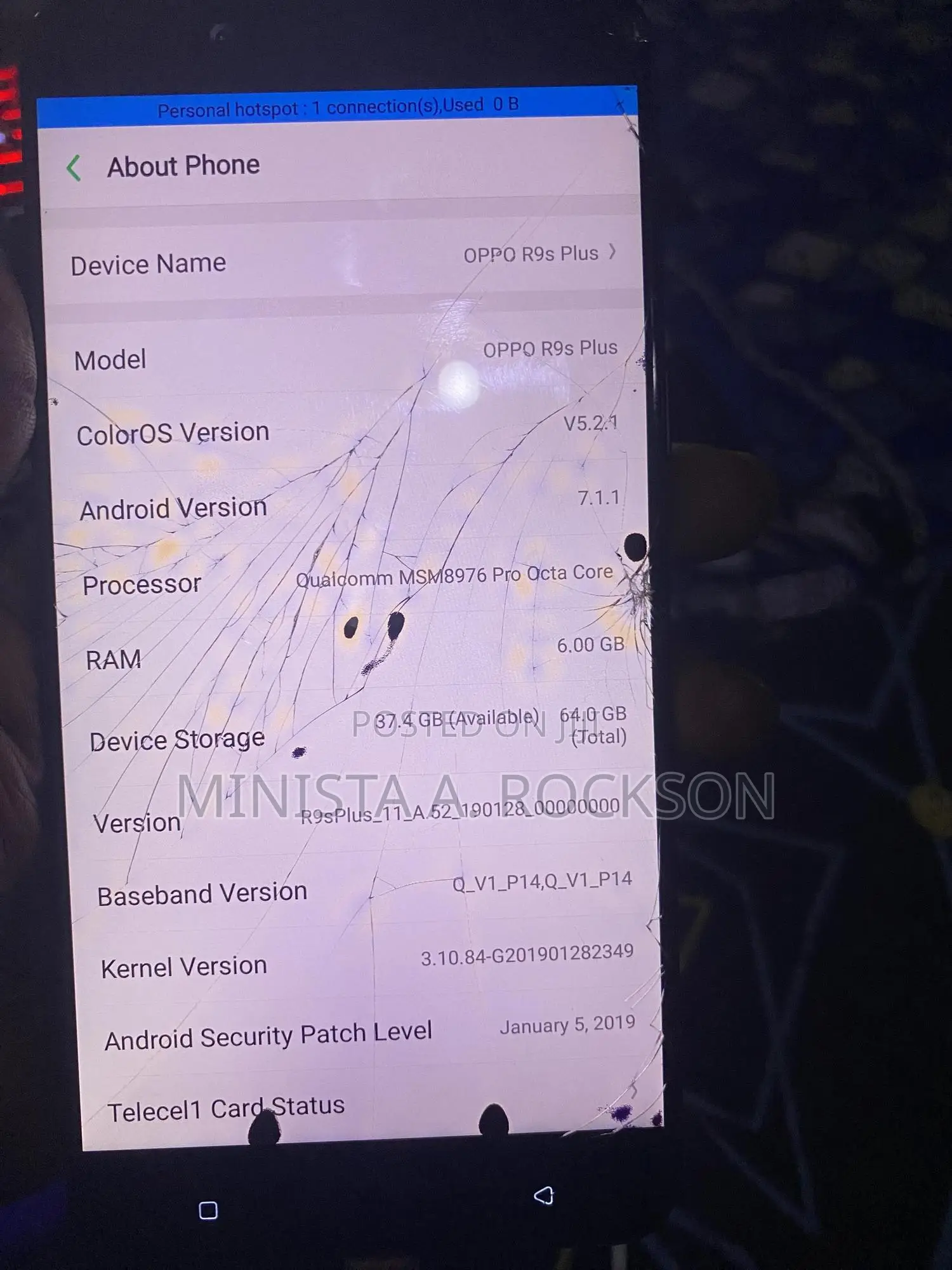 Oppo R9 Plus 64 GB Black