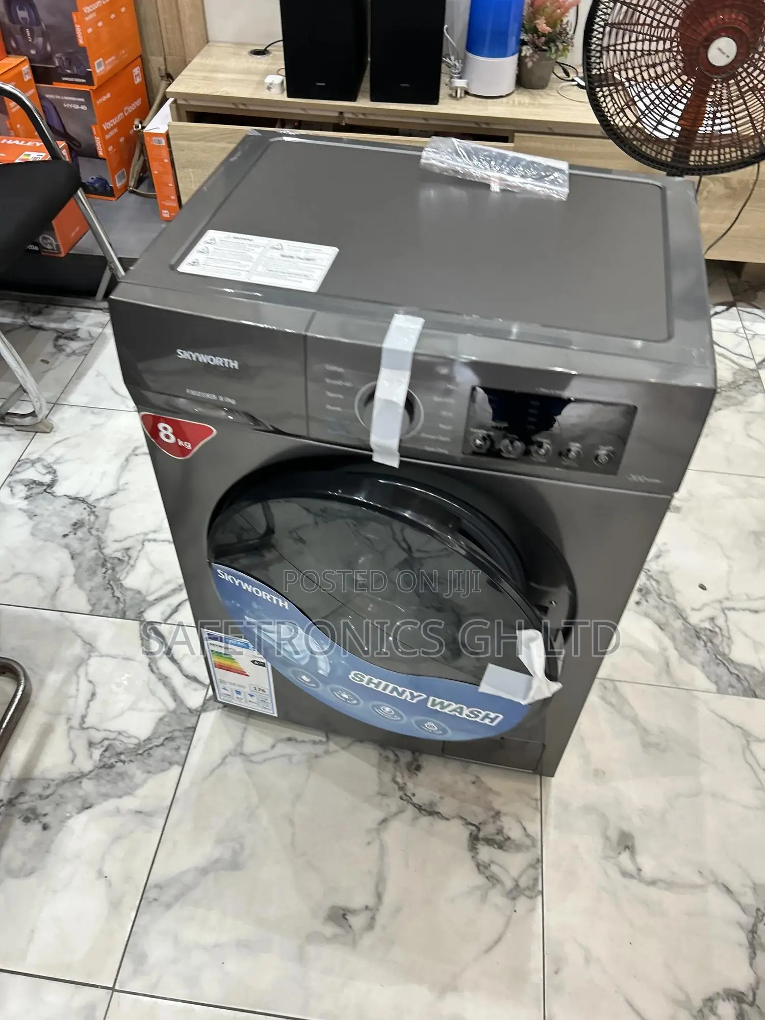 Check Out Good 8kg Skyworth Frontload Full Automatic Washer