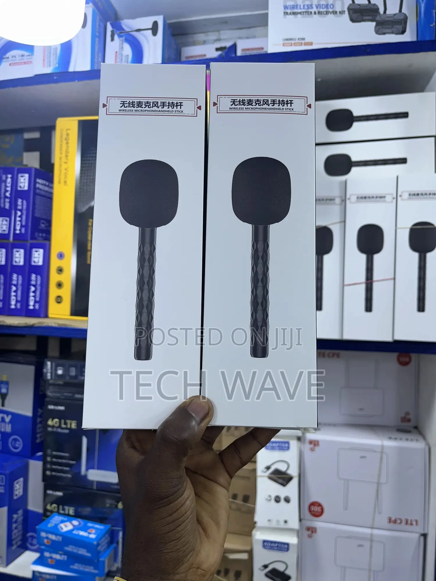 Wireless Microphone Hand Held Stick