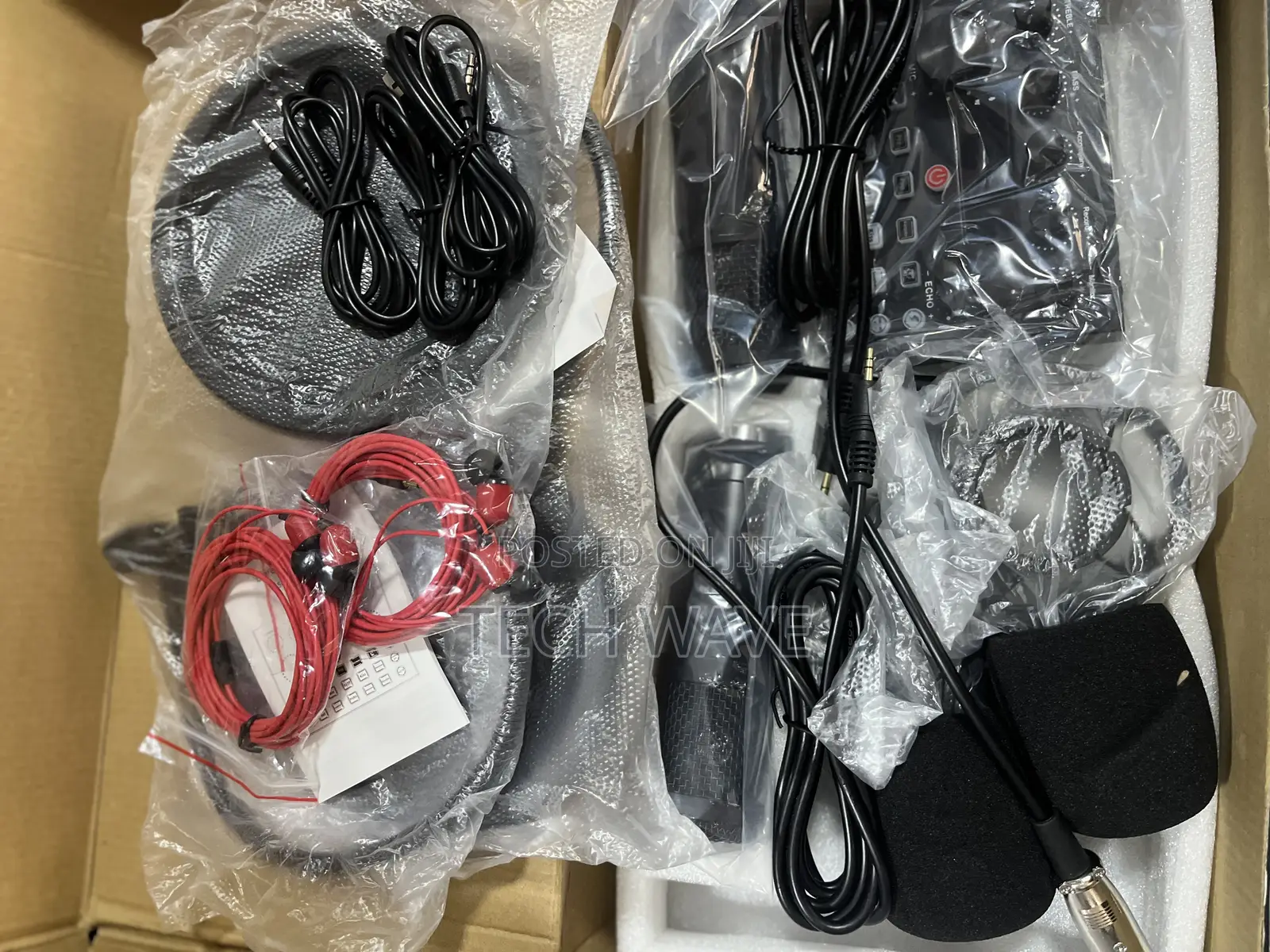 Condenser Double Microphone V8 Sound Card