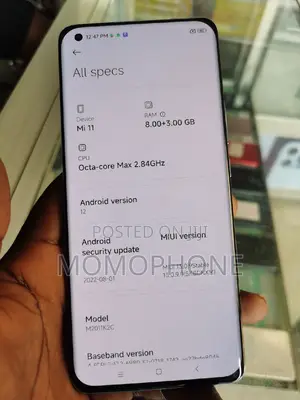 Xiaomi Mi 11 128 GB Silver