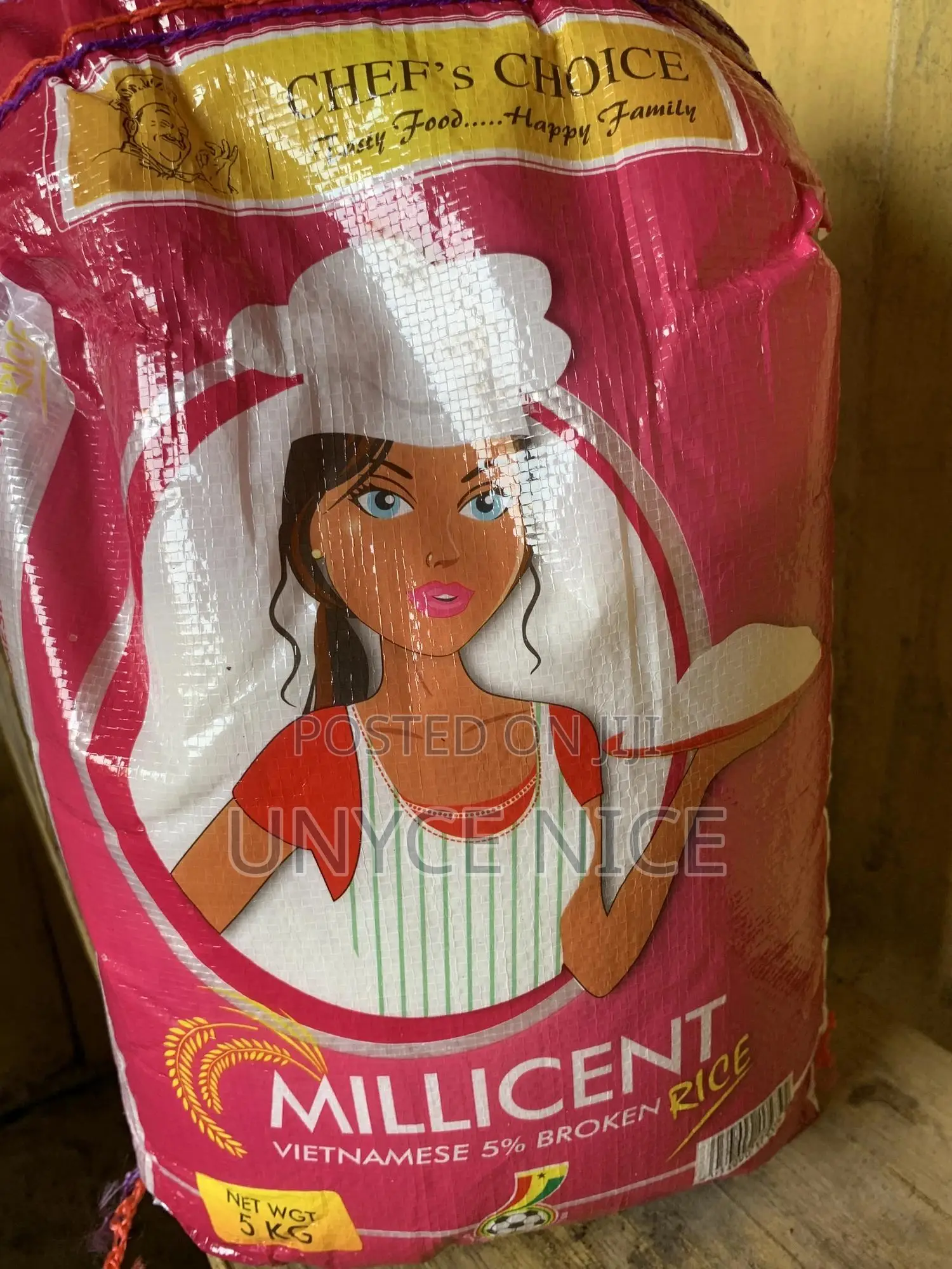 Millicent Rice 5kg Going for 70 Cedis