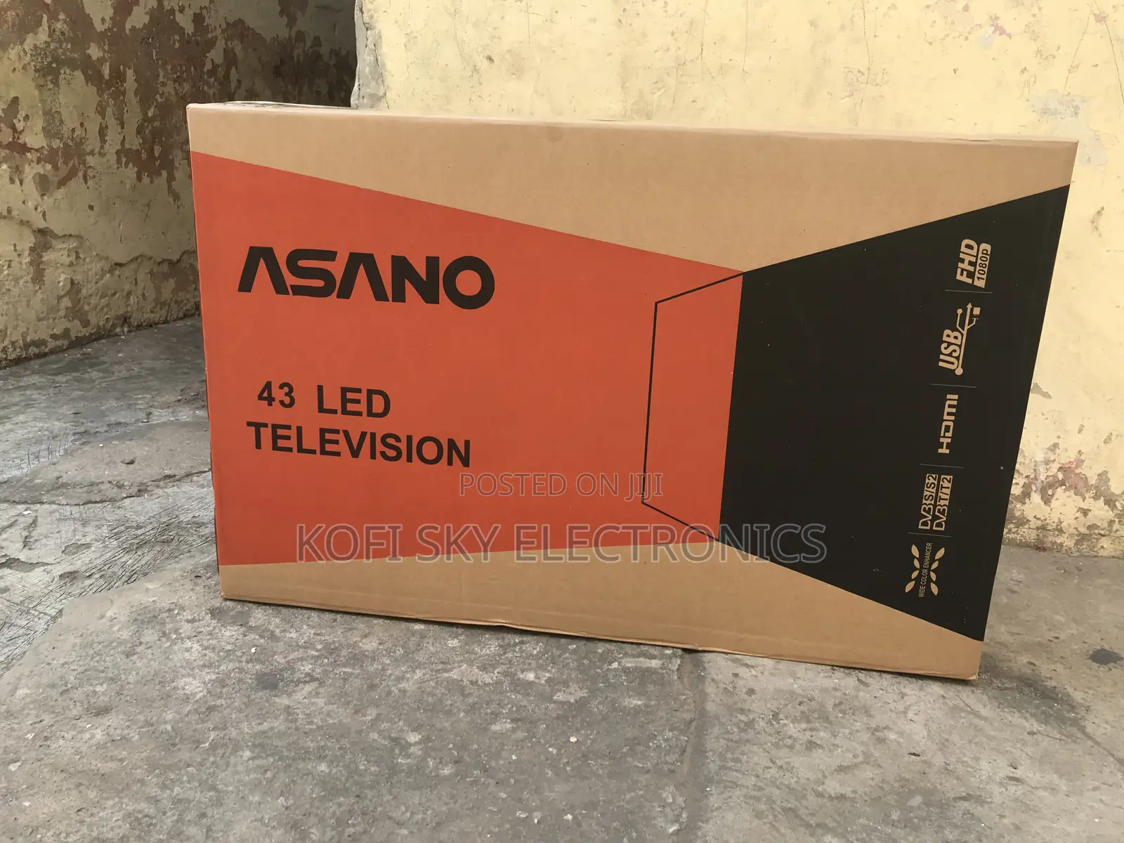 Authentic Asano 43inch Digital Satellite Tv