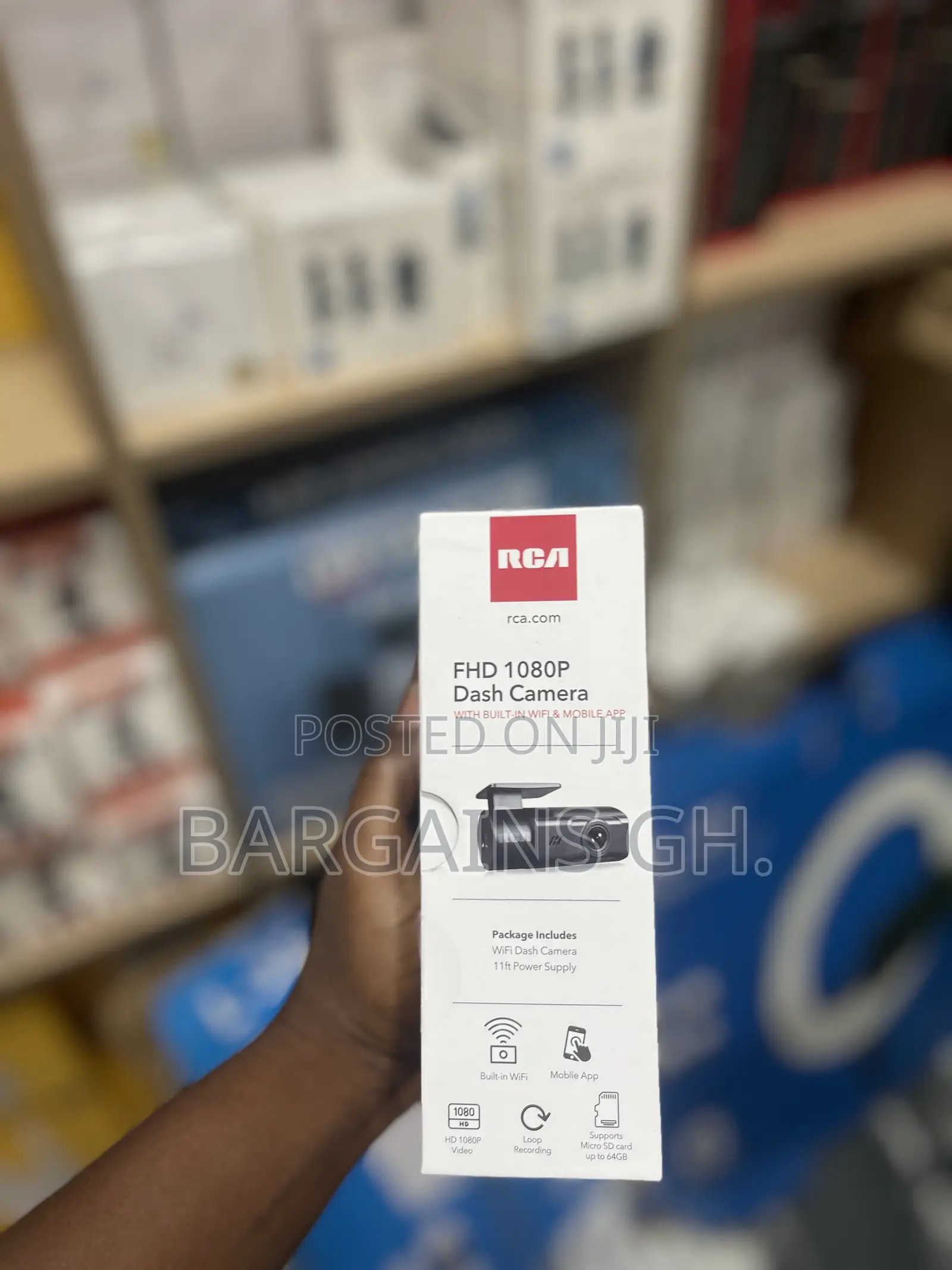 Rca FHD 1080p Dash Camera (Wi-Fi Enabled)