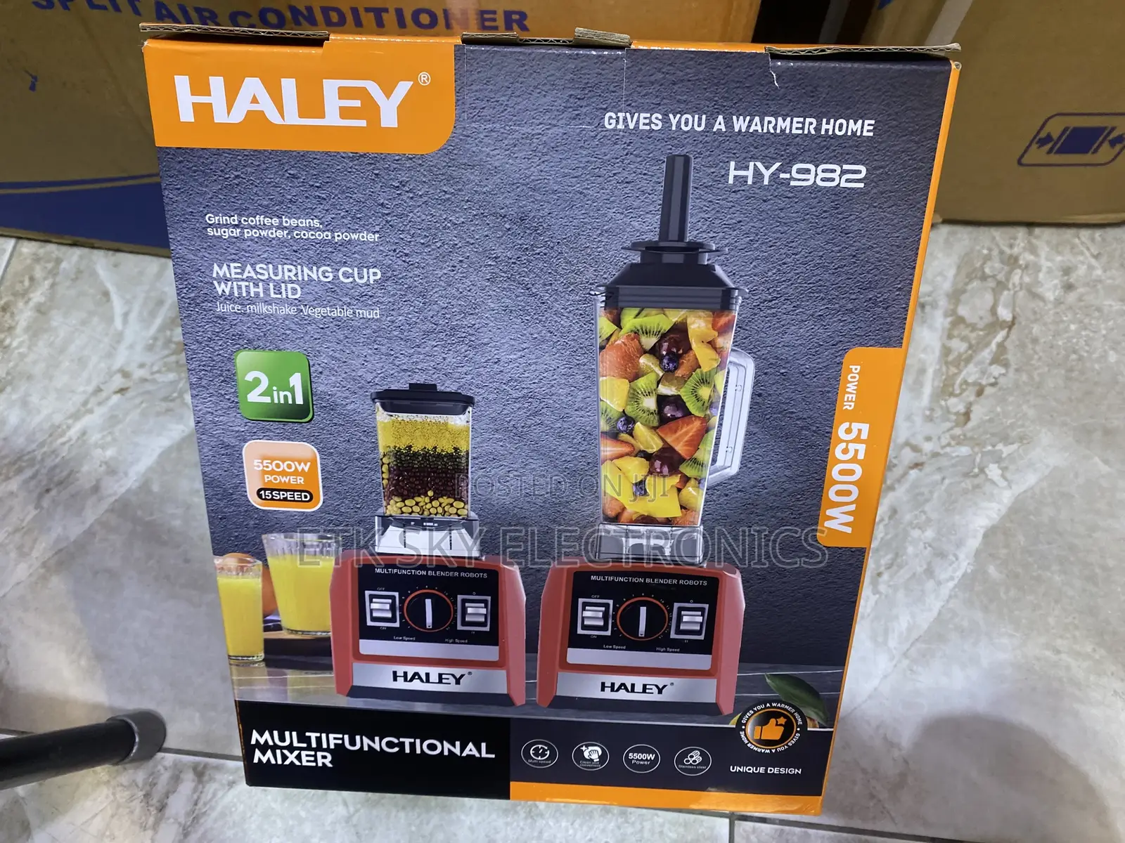 Hy-982 Haley 2in1 Multifunctional Blender