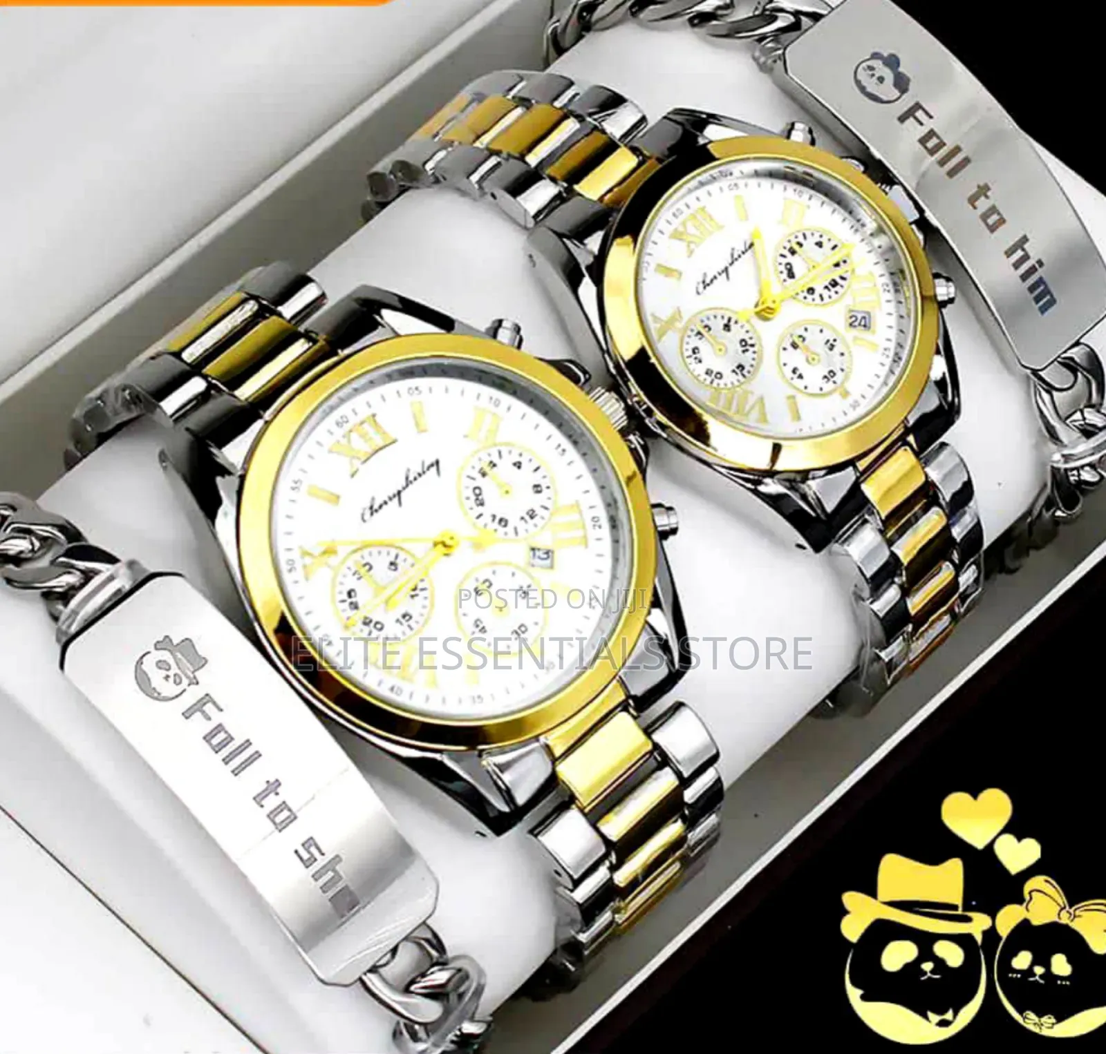 High Quality Couples Wrist Watch Set