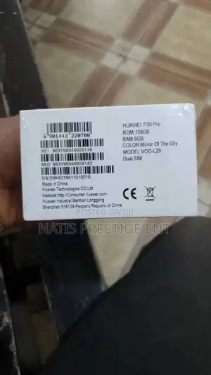 New Huawei P30 Pro 256 GB Silver