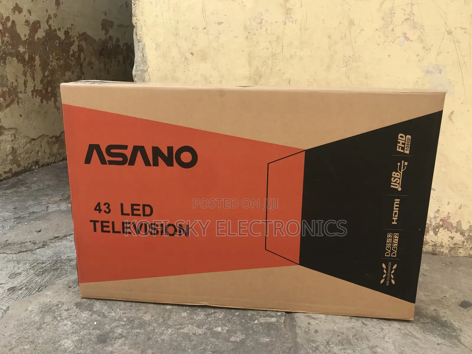Well Managed Asano 43inch Digital Satellite Tv