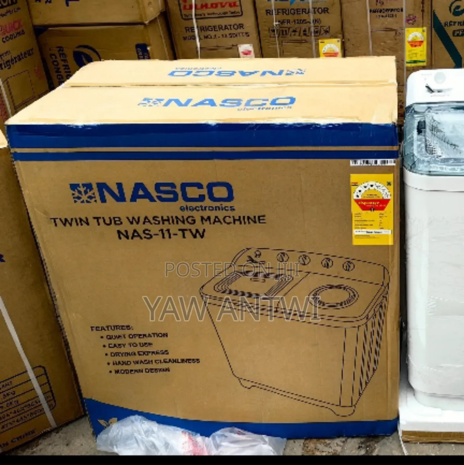 Nasco 11kg Semi Automatic Washing Machine