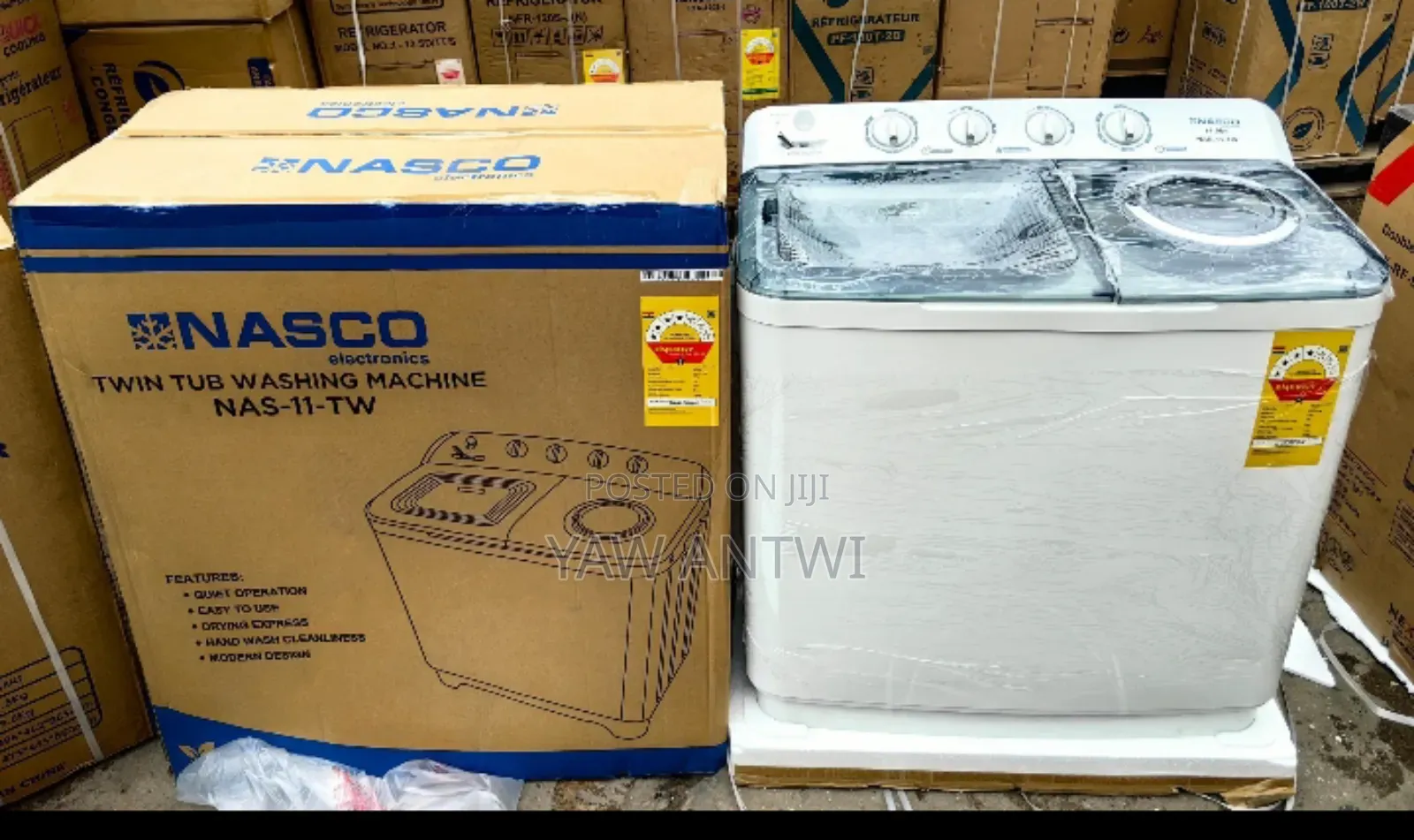 Nasco 11kg Semi Automatic Washing Machine
