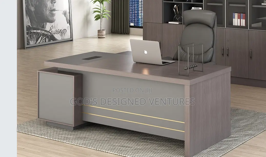 Durable and Well Grounded 1.6m Lshape Executive Office Table