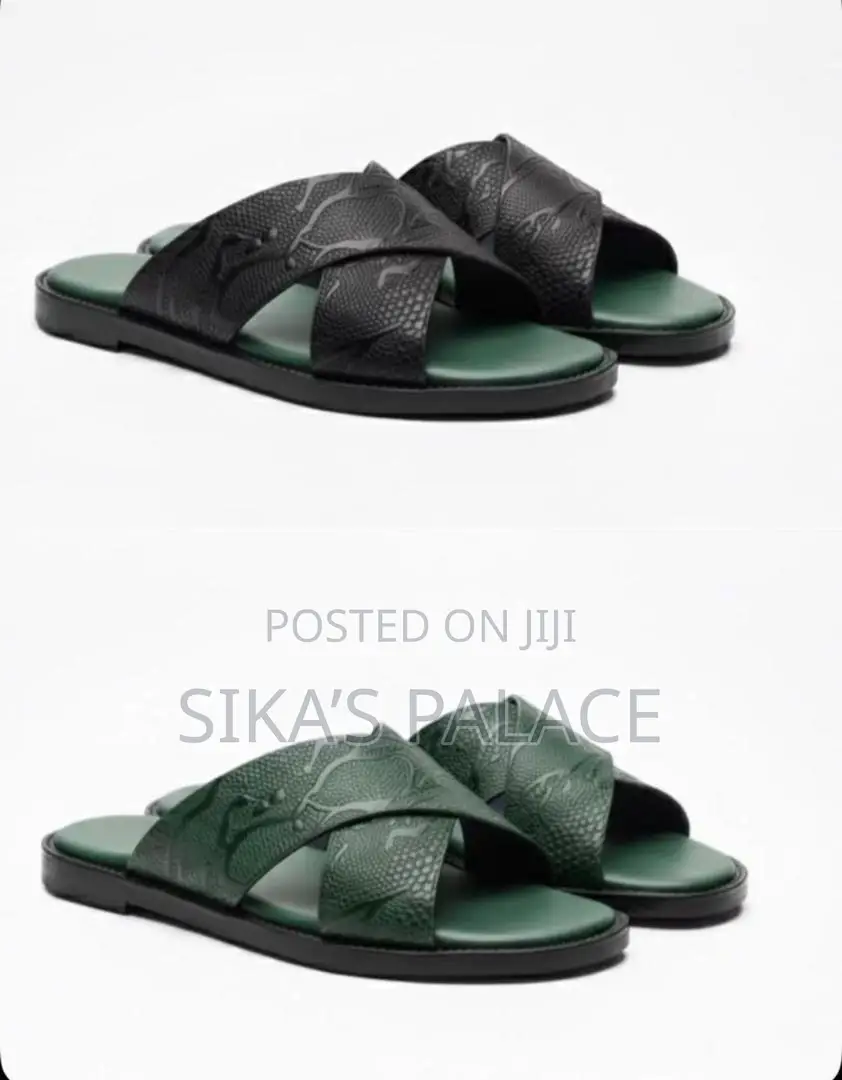 Crocodile Skin Slippers