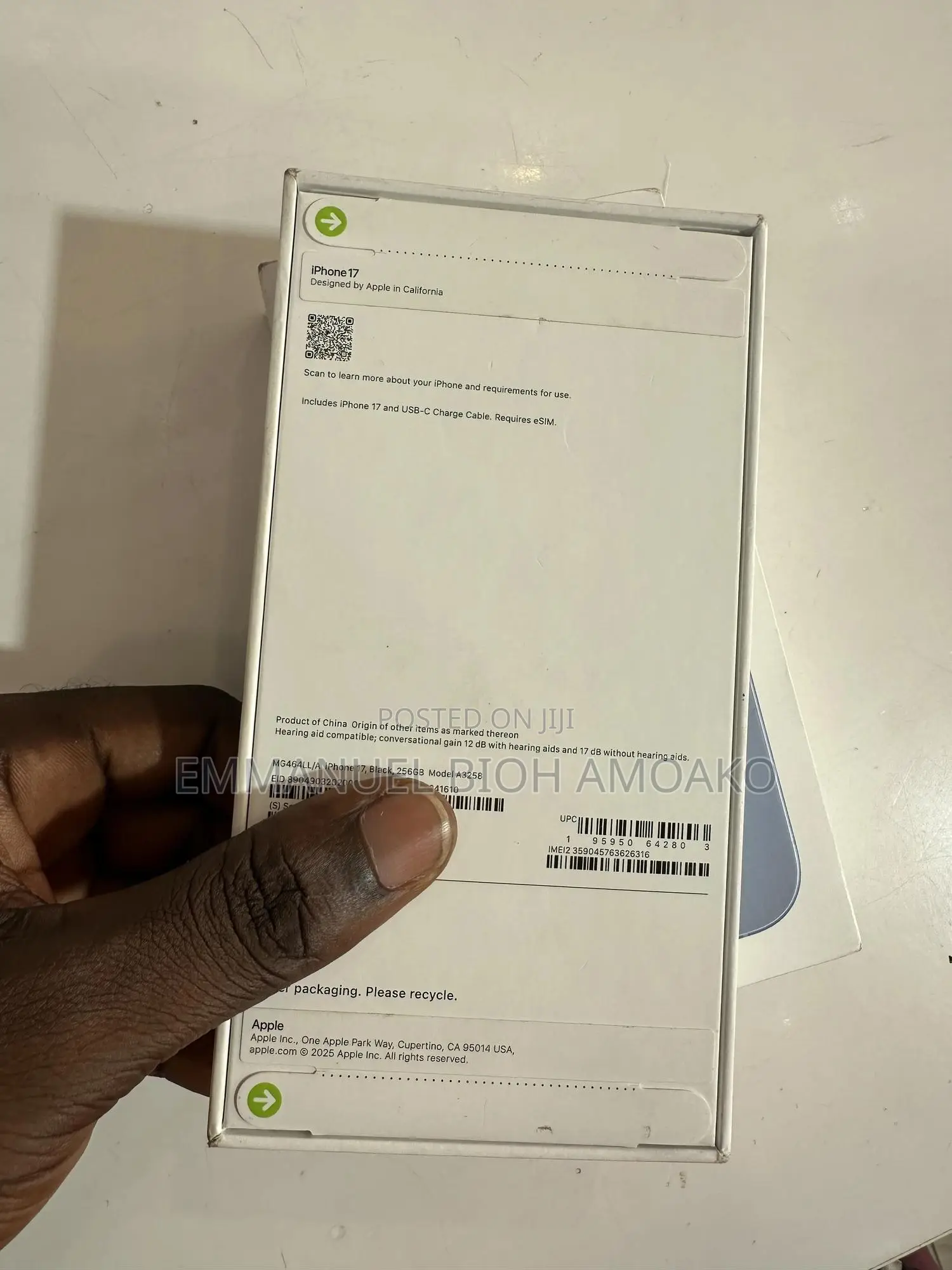 New Apple iPhone 17 256 GB