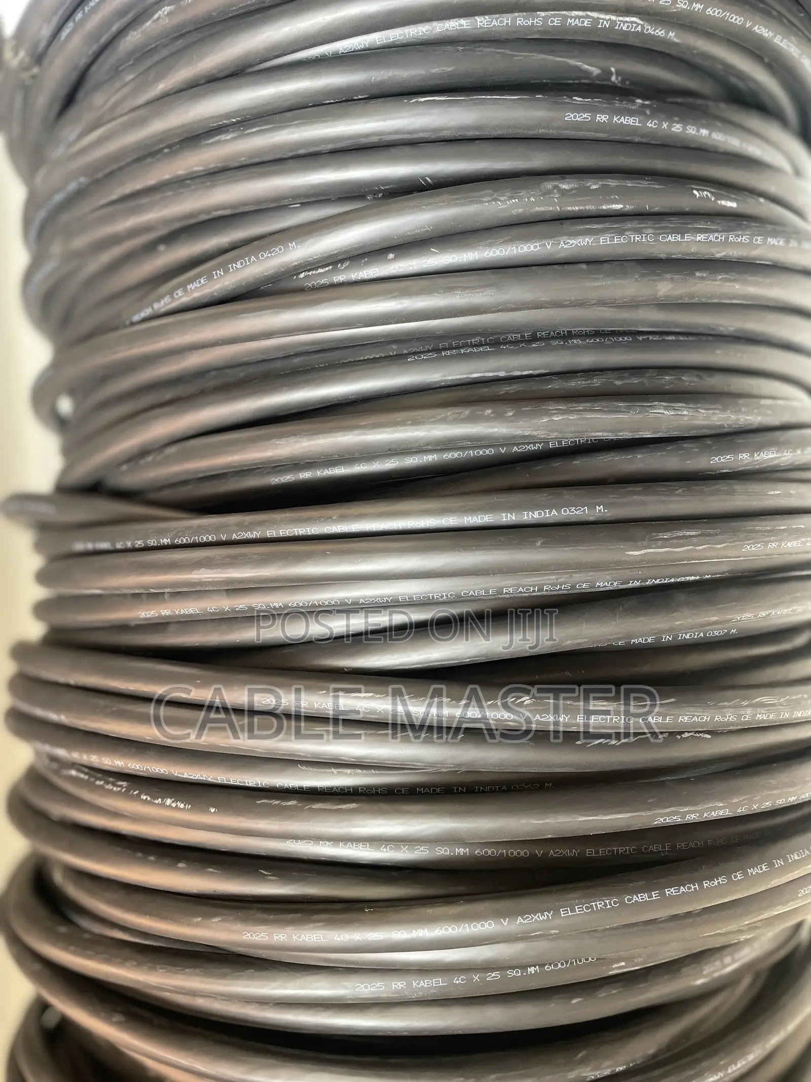 4 X 25mm Aluminum Cable Armoured