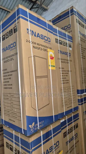 Quality Nasco Double Door Fridge 112litres