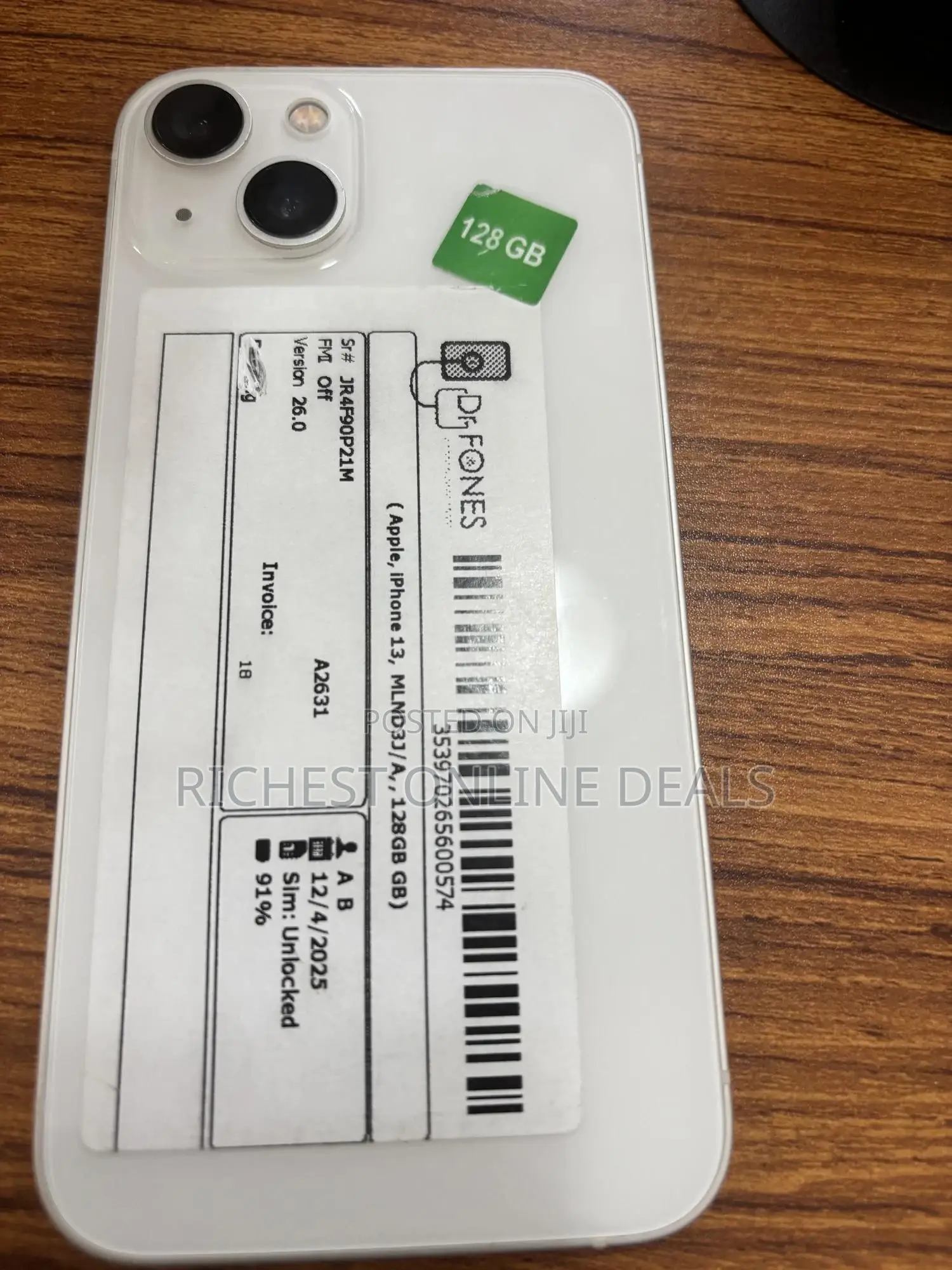 Apple iPhone 13 128 GB White