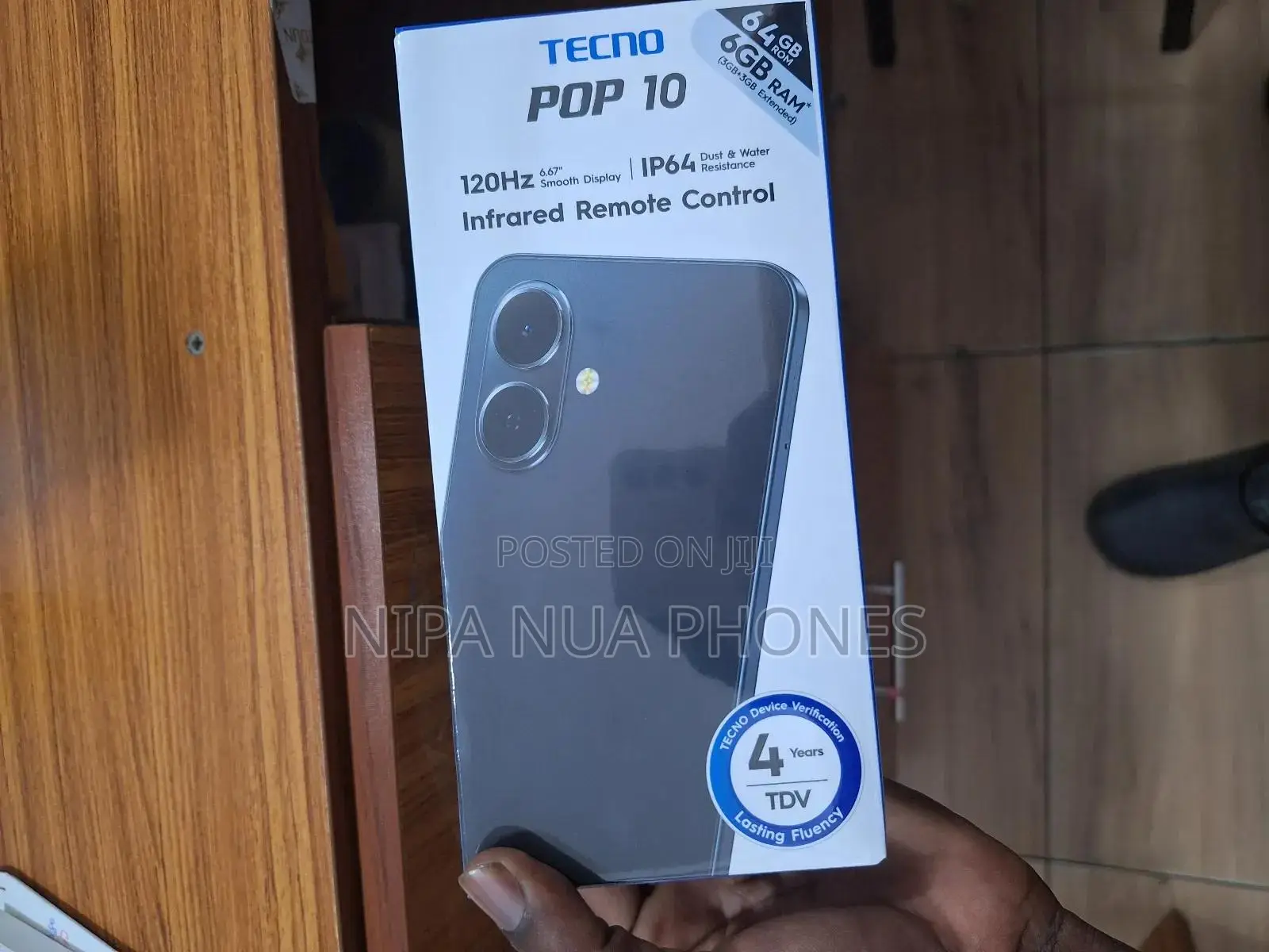 New Tecno Pop 10 64 GB Black