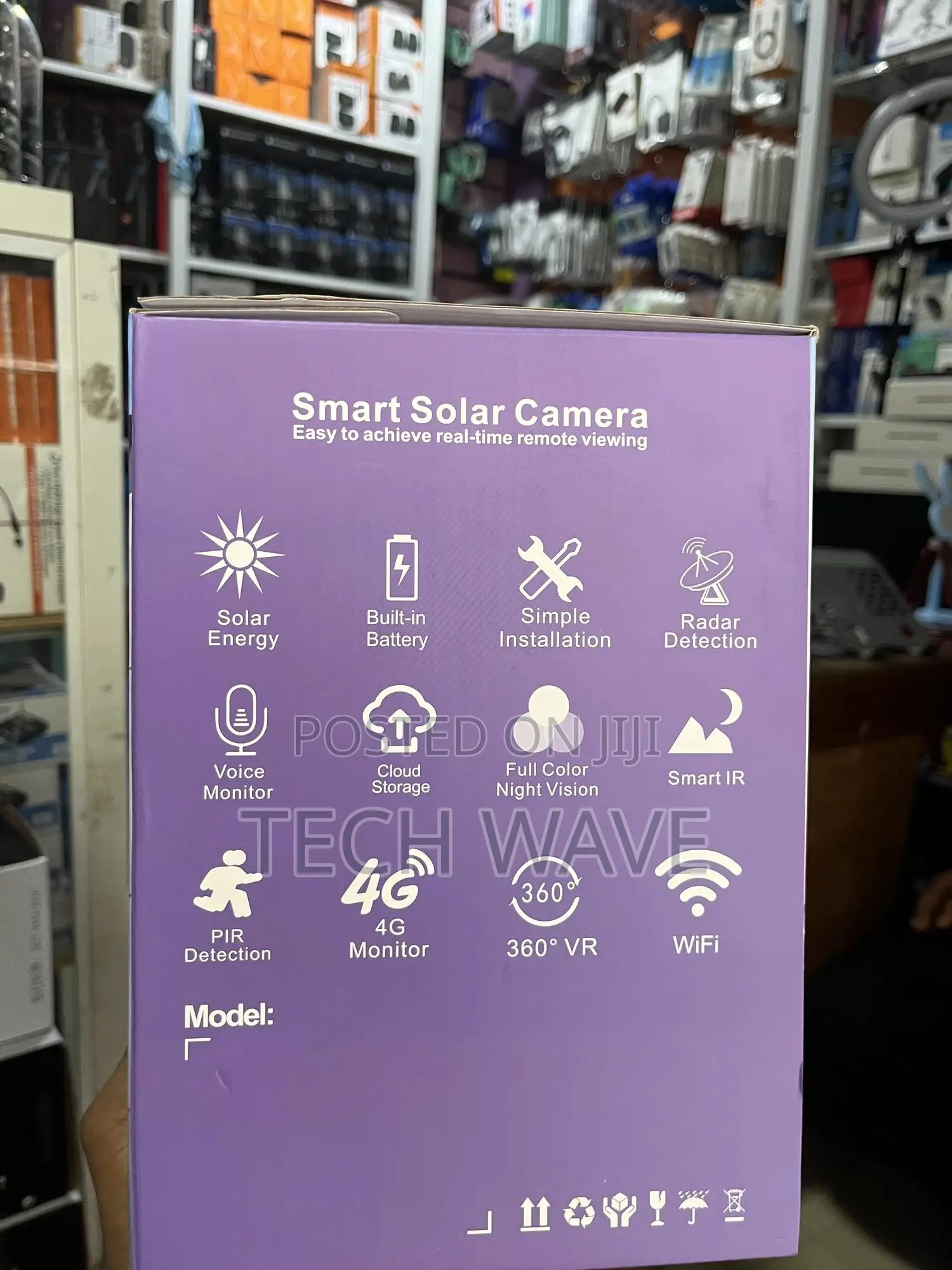 Ptz Solar 3 Lens Cctv Camera Takes Sim