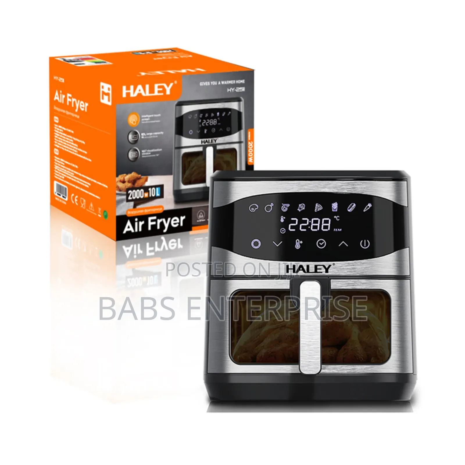 Haley Air Fryer Maker 7ltr 2000watt Hy-2511