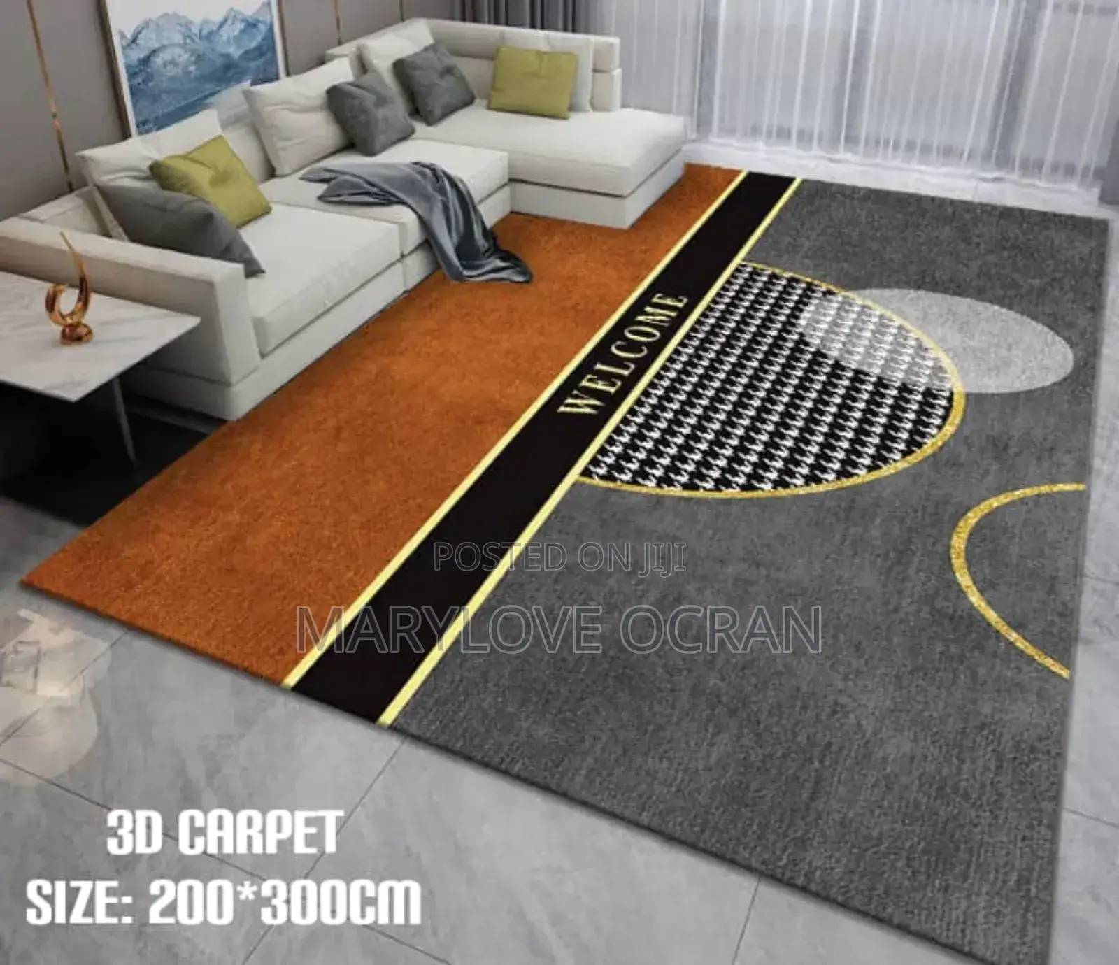 High-Quality 3d Carpet 200x300cm