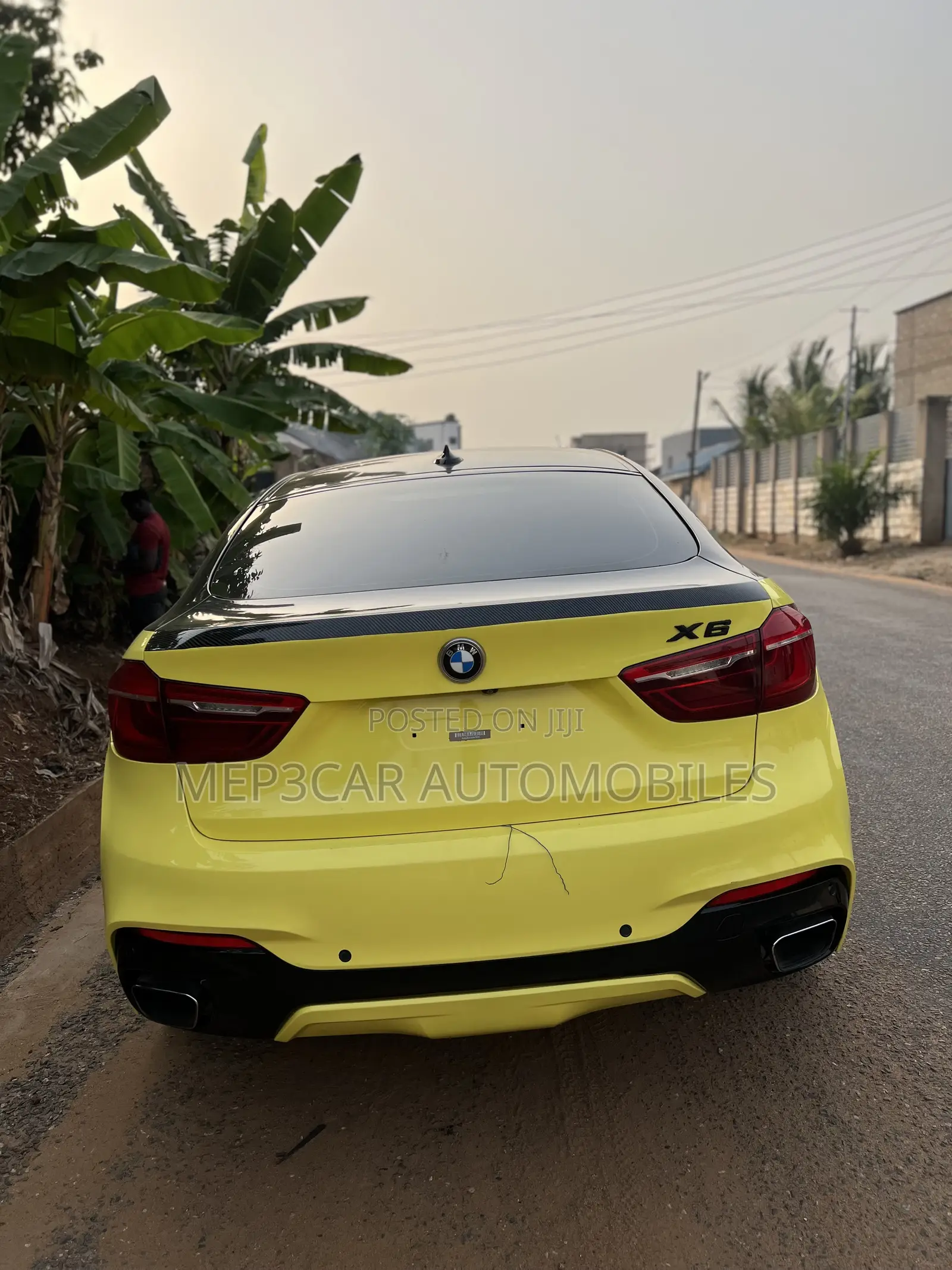 BMW X6 2017 Yellow