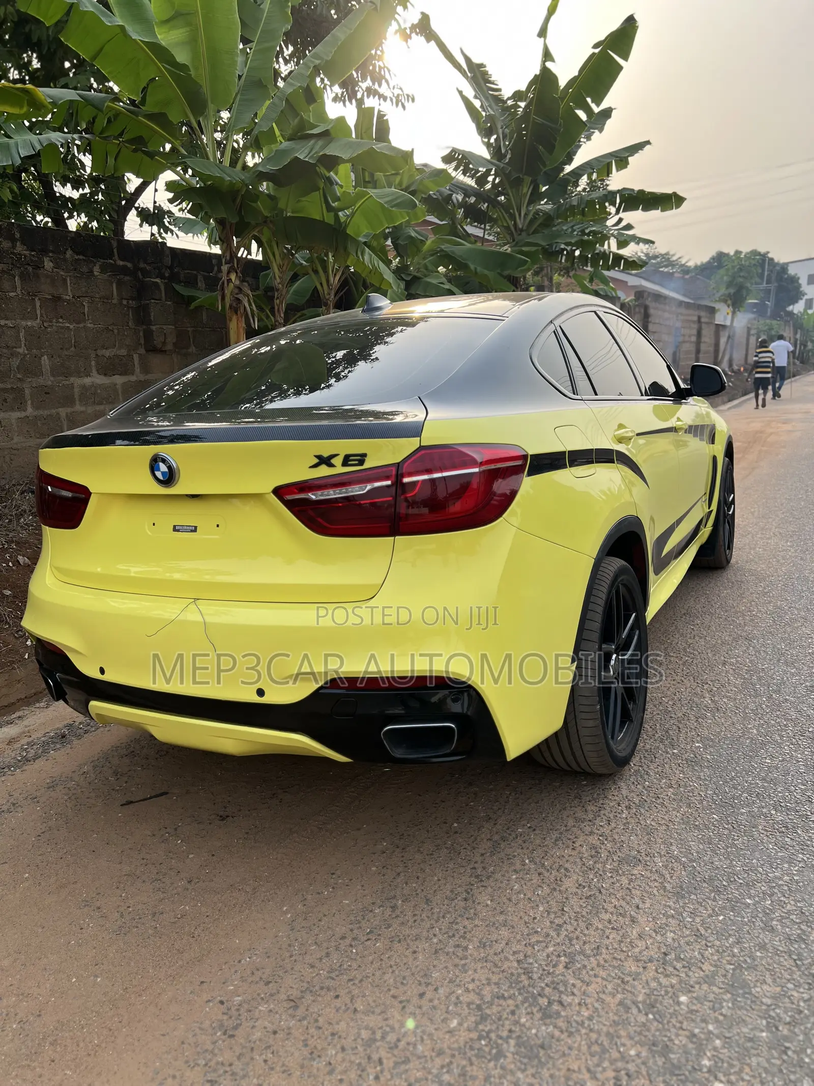 BMW X6 2017 Yellow