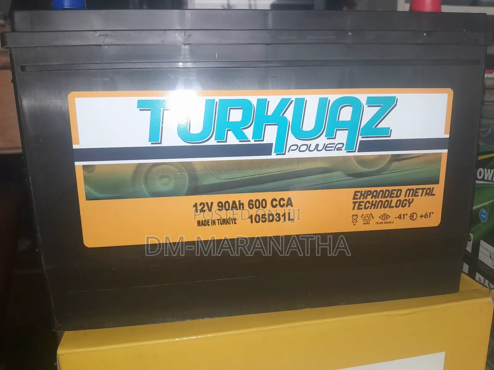 19 and 17 Plate Turkish Car Battery