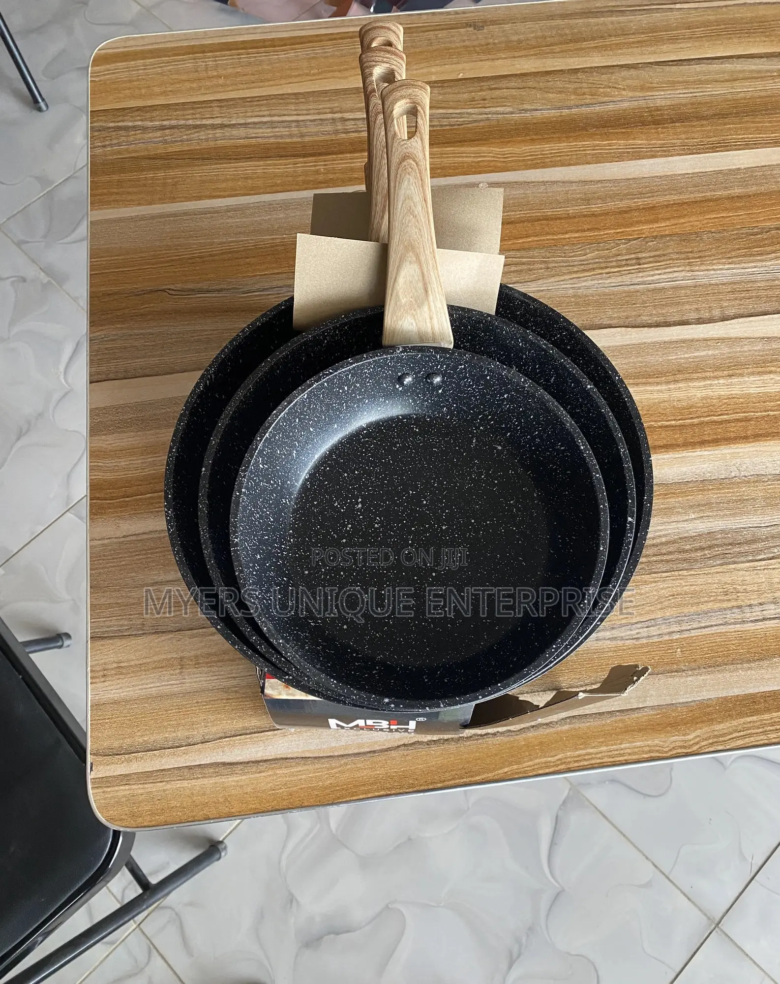Easy to Clean 3pcs Non Stick Frying Pan
