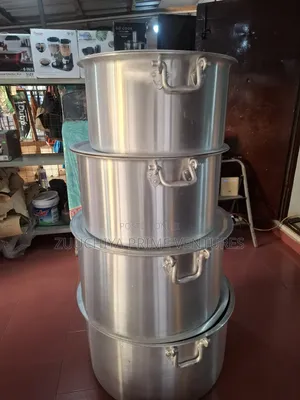 Heavy Aluminium Cooking Pots Large Sizes/Industrial Use) From Uk