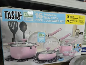 Tasty 16pcs Ceramic Nonstick Cookware