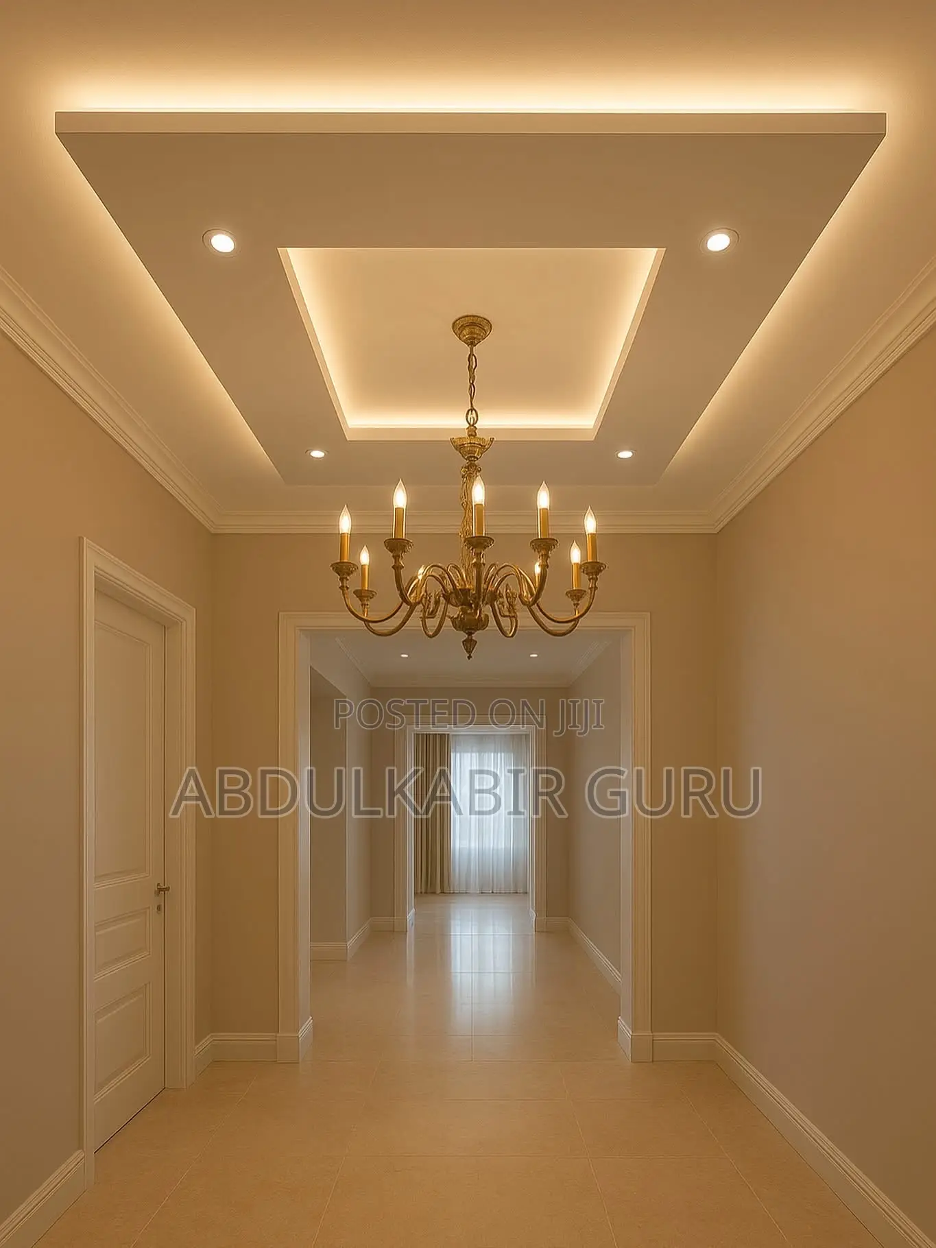 Nice and Elegant Pop Ceiling Design