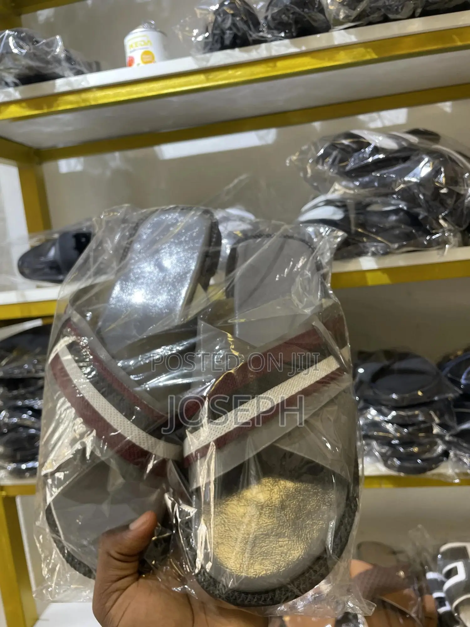 Men Cross Slippers