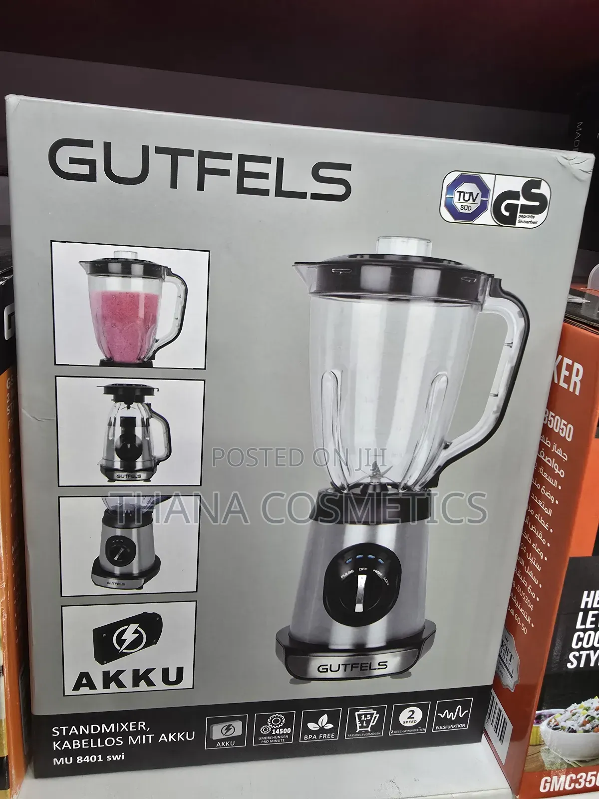 Gutfels Rechargeable Blender Mu 840i